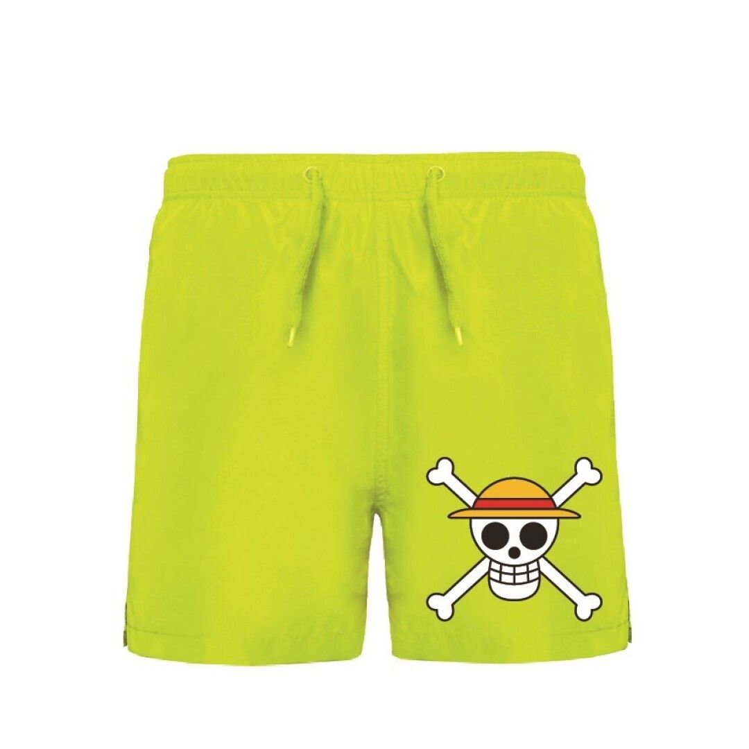 Bañador One Piece Skull Fluor T