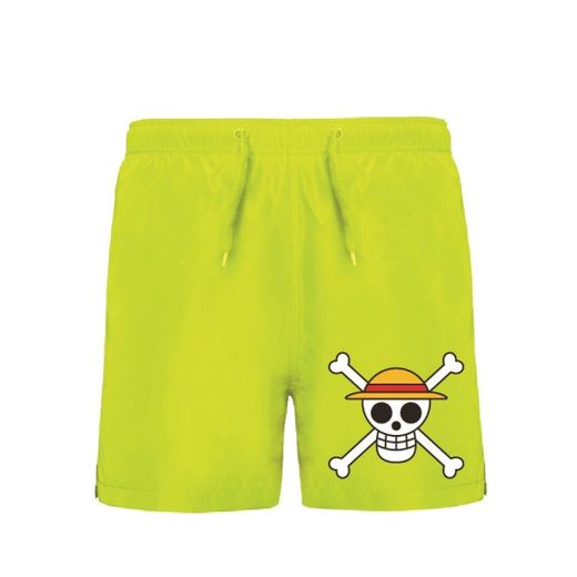 Bañador One Piece Skull Fluor T