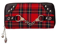 Cartera cuadros escoceses