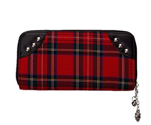 Cartera cuadros escoceses