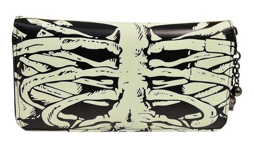 Glow in the dark skelet portemonnee