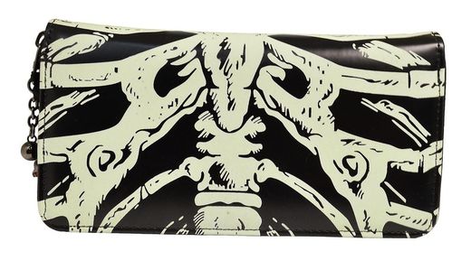 Glow in the dark skelet portemonnee