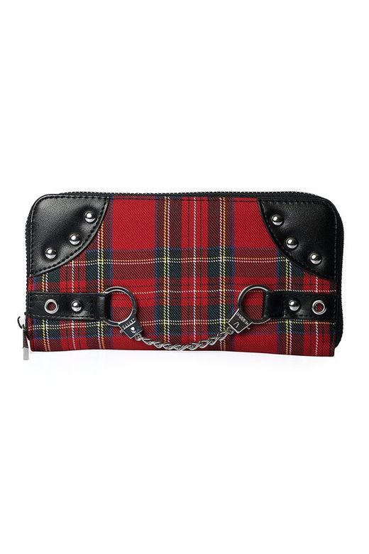 Billetera Red Tartan Handcuff