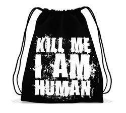 Bolsa Gymsac Kill me Zombies blanco