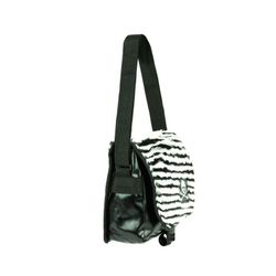 Messenger Bag White Skull Hair