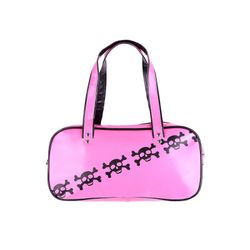 Rechthoekige Tas Roze Schedels