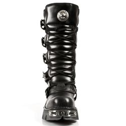 Botas New Rock 402 Itali Y Nomada Negro, Reactor Negro Toberas Orificio