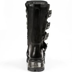 Botas New Rock 402 Itali Y Nomada Negro, Reactor Negro Toberas Orificio