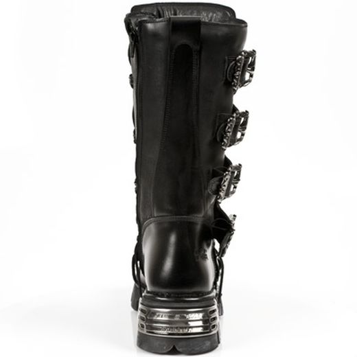 Botas New Rock 402 Itali Y Nomada Negro, Reactor Negro Toberas Orificio
