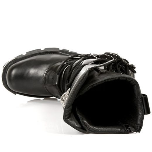 Botas New Rock 402 Itali Y Nomada Negro, Reactor Negro Toberas Orificio