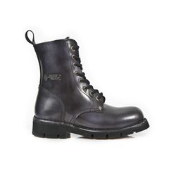 Botas New Rock M.Newmili084-R8 Pulik Acero, Planing Negro Sin
