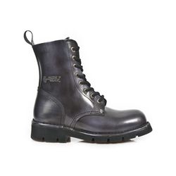 Botas New Rock M.Newmili084-R8 Pulik Acero, Planing Negro Sin
