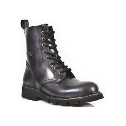 Botas New Rock M.Newmili084-R8 Pulik Acero, Planing Negro Sin