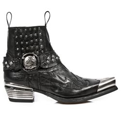 Botin New Rock M.7950P-S1 Nomada Negro, Vintage Flower Negro, West N. Tdall
