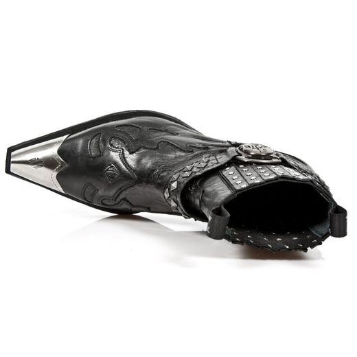 Botin New Rock M.7950P-S1 Nomada Negro, Vintage Flower Negro, West N. Tdall