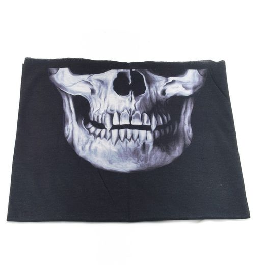 Braga de Cuello Calavera B/N