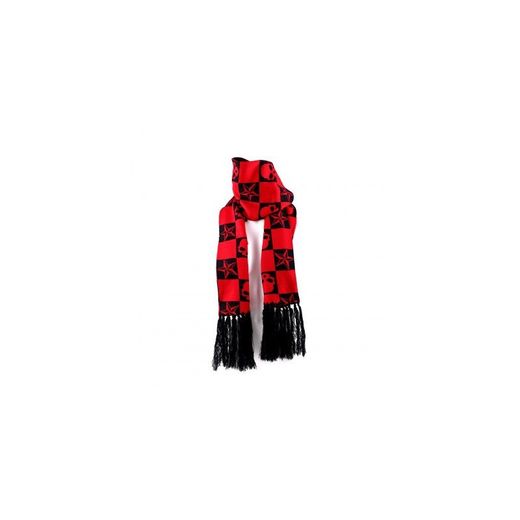 Bufanda Lana Cruz Calavera Blk/Red