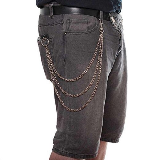 Drievoudige portemonnee-ketting