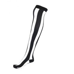 Black White Stripe Socks