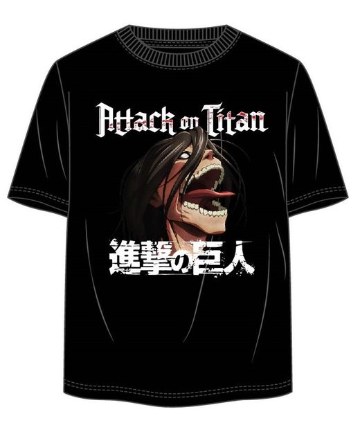 CAMISETA ATTACK ON TITAN BLACK