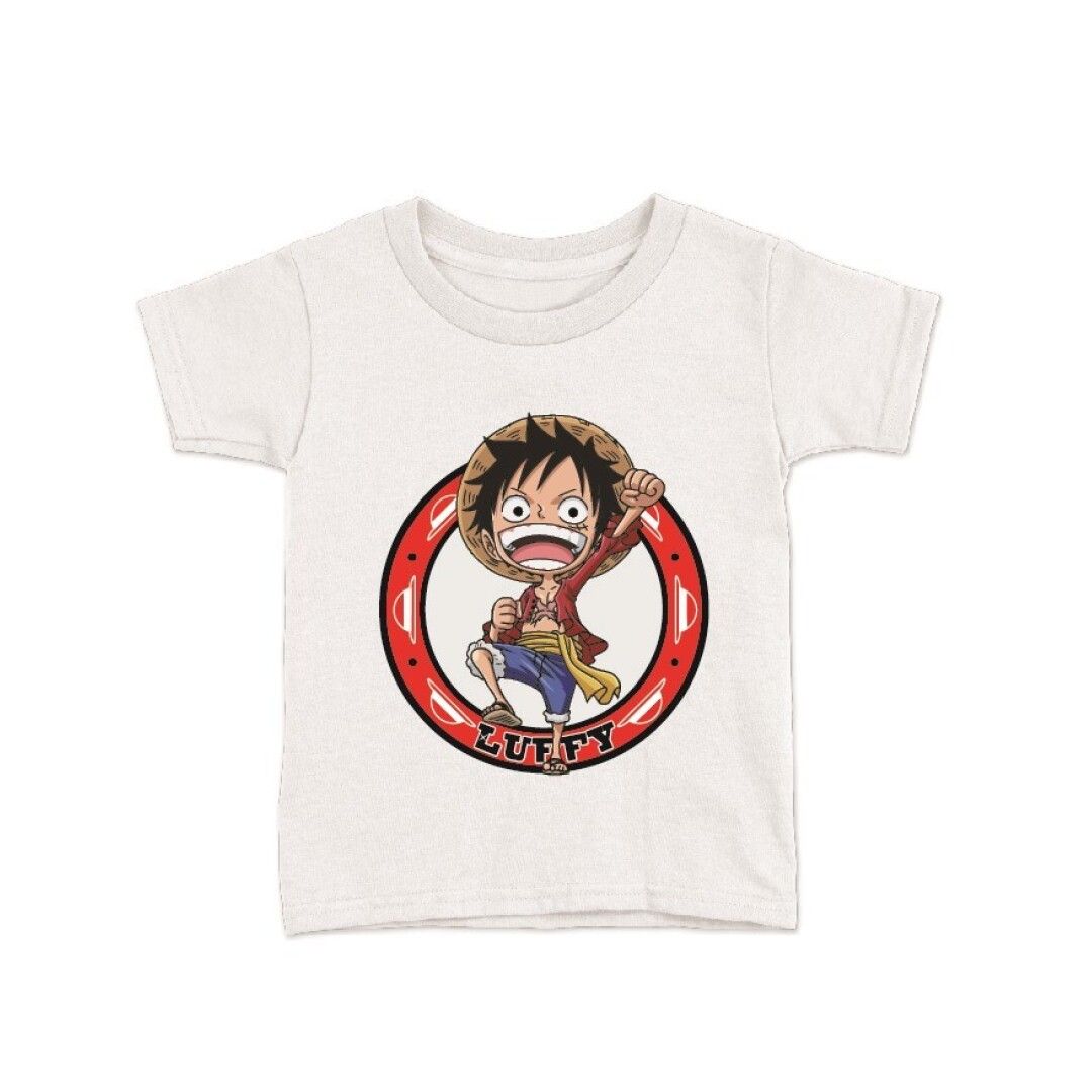 Camiseta Bebe Inf One Piece Luffy Blanco T