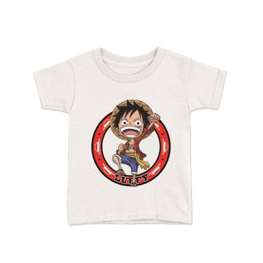 Camiseta Bebe Inf One Piece Luffy Blanco T