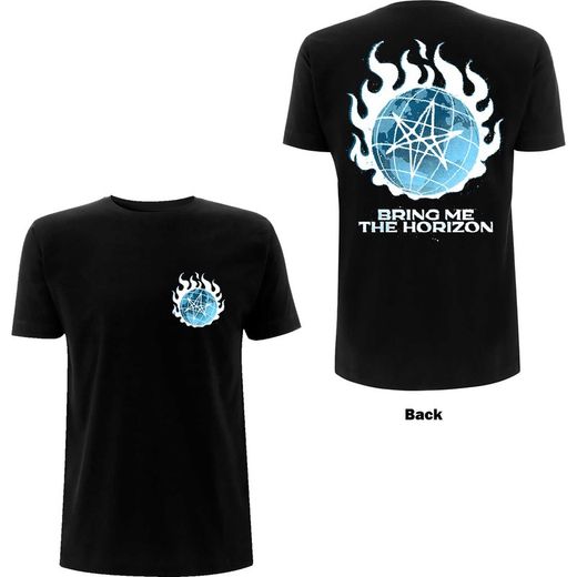 Camiseta Bring Me The Horizon unisex: Globe (Back Print)