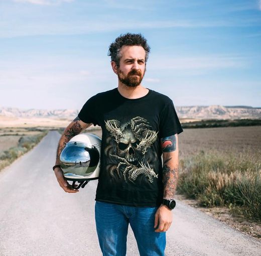 Camiseta Calavera Dragones - Glow in the Dark