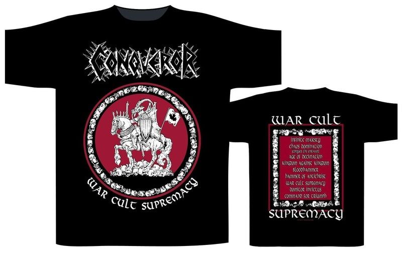 Conqueror t-shirt - War cult supremacy — Camden Shop