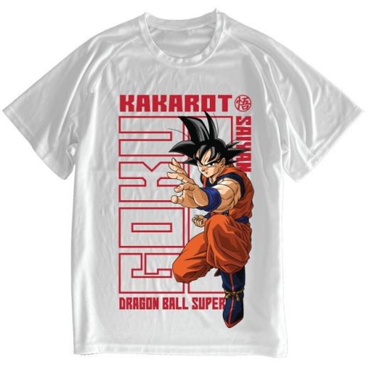 Camiseta Deporte Dbs Goku Blanco T