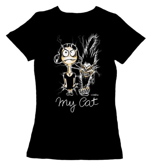 Camiseta entallada My Cat