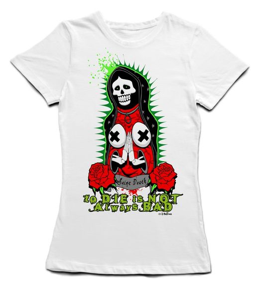 Camiseta entalladaTo Die is not always en blanco