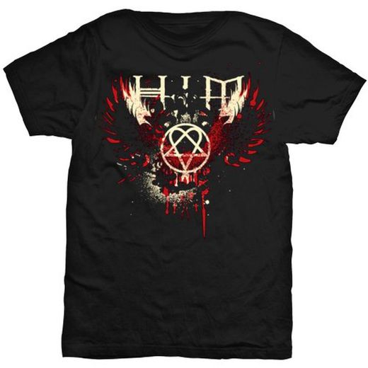 Camiseta HIM unisex: Wings Splatter