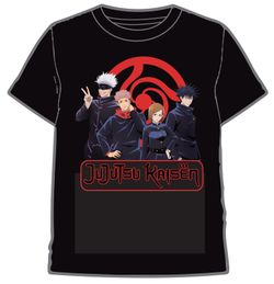 CAMISETA JUJUTSU KAISEN 4 LOGO NEGRO