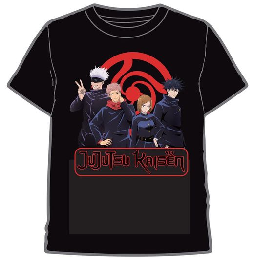 CAMISETA JUJUTSU KAISEN 4 LOGO NEGRO
