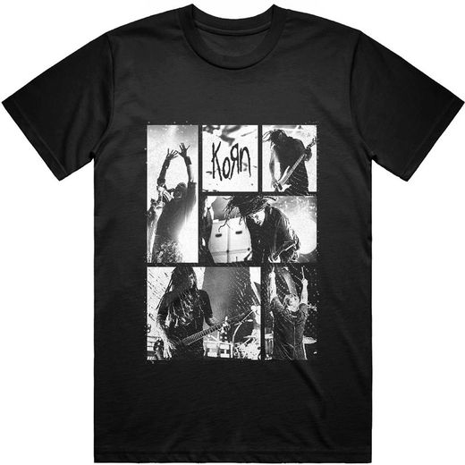 Camiseta Korn unisex: Blocks
