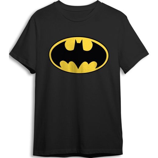 Camiseta Logo Batman 1 Negro