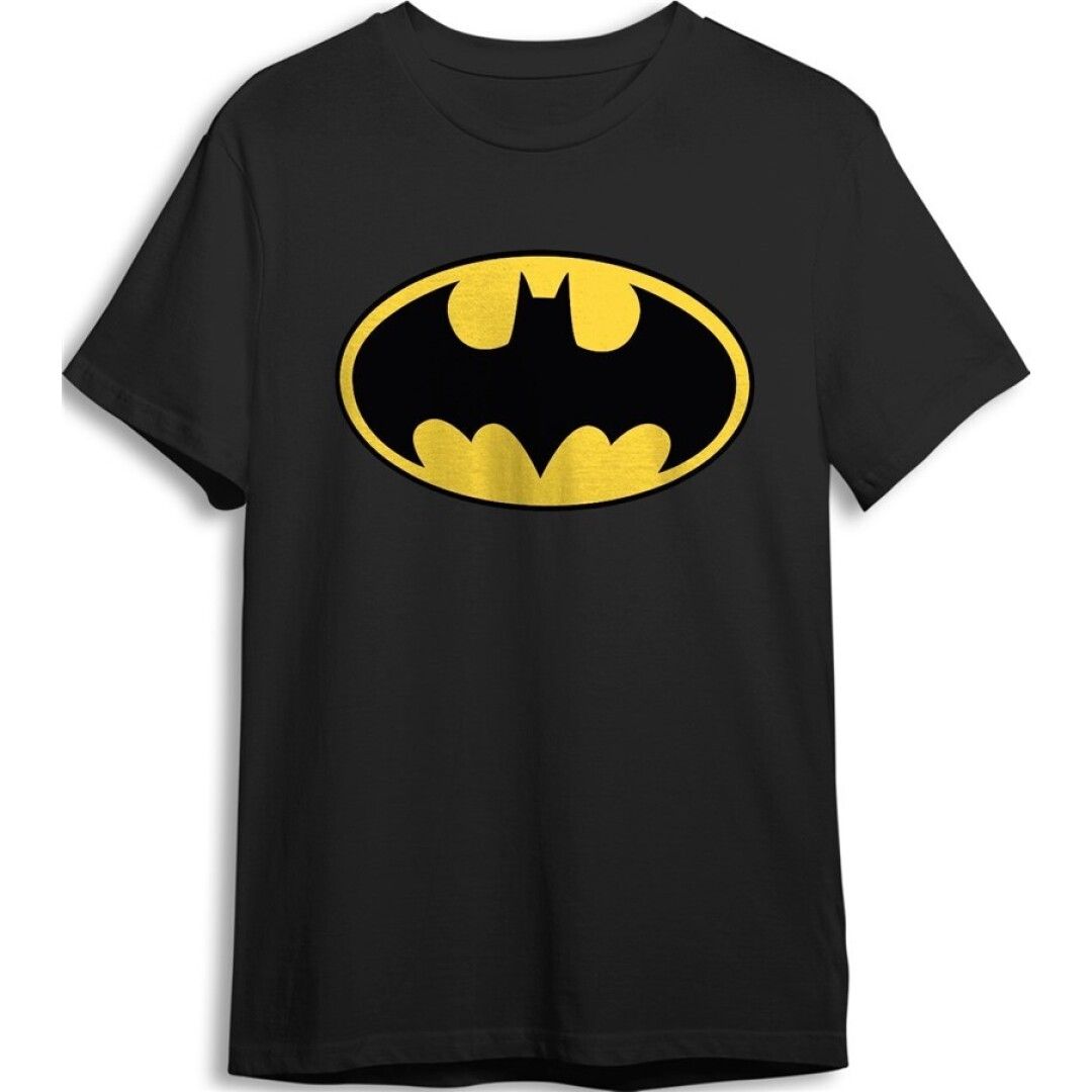 Camiseta Logo Batman 1 Negro