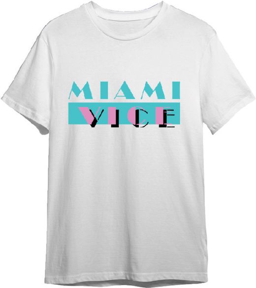 Camiseta Miami Vice Blanco T