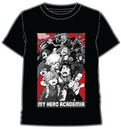 CAMISETA MY HERO ACADEMY NEGRO