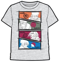 CAMISETA NARUTO 4 PERSONAJES
