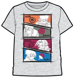 CAMISETA NARUTO 4 PERSONAJES