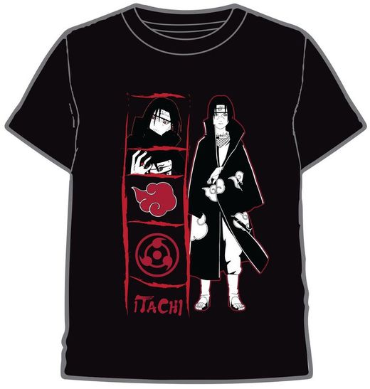 CAMISETA NARUTO ITACHI BLACK