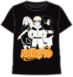 CAMISETA NARUTO SASUKE SAKURA BLACK