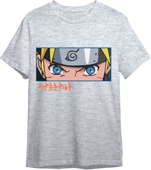 Camiseta Naruto Shipp Naruto Eyes Gris T