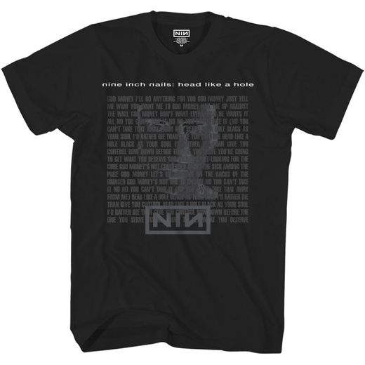 Camiseta Nine Inch Nails unisex: Head Like A Hole