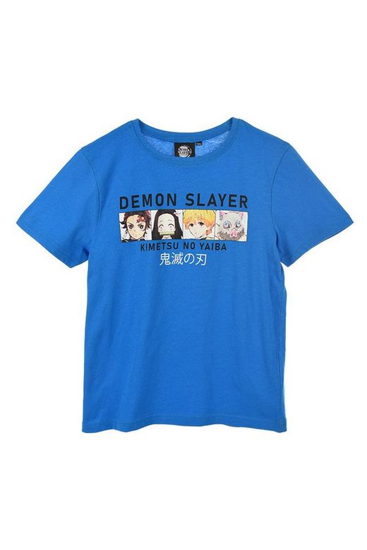 Camiseta Niño MG Demon Slayer Electric Blue