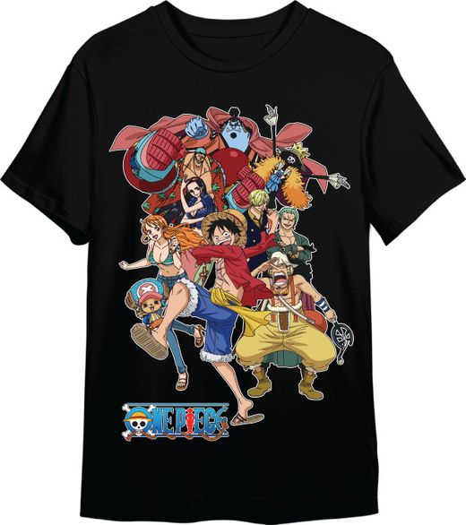 Camiseta One Piece Crew Negro T
