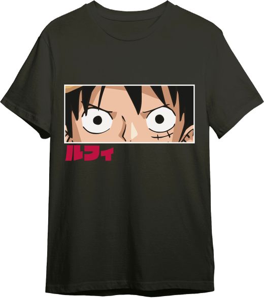 Camiseta One Piece Luffy Eyes Negro T