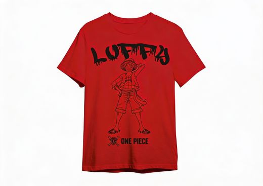 Camiseta One Piece Luffy Rojo